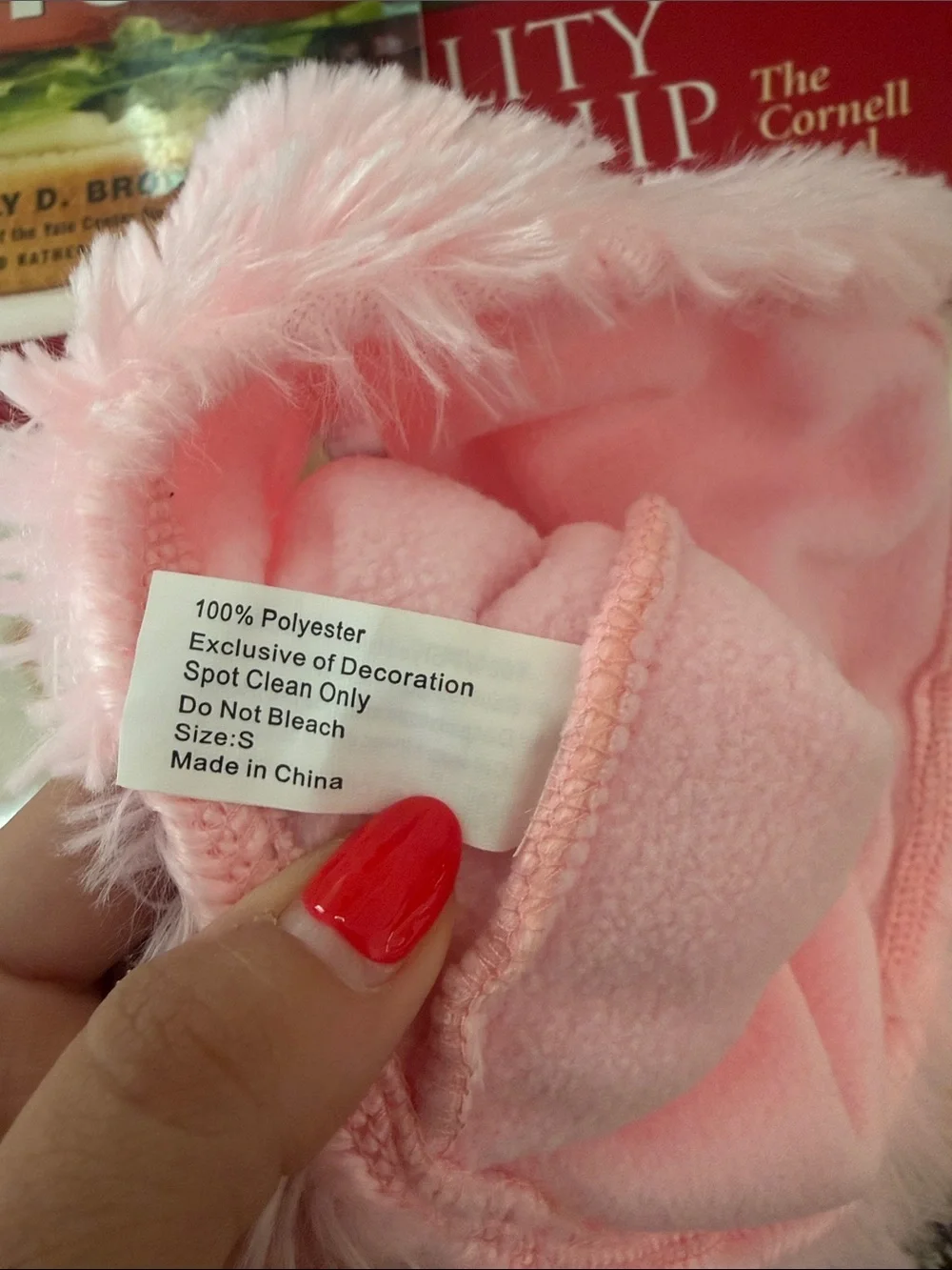 Pup Crew Pink Unicorn Plush Dog Vest with Rainbow Mane